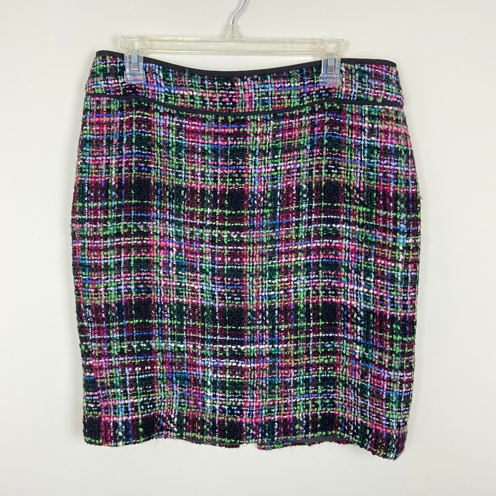 Talbots Multicolor Tweed Pencil Skirt
